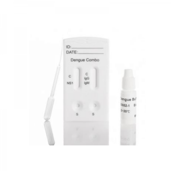 NADAL® Dengue NS1 Ag + IgG/IgM test 25 pruebas en casetes